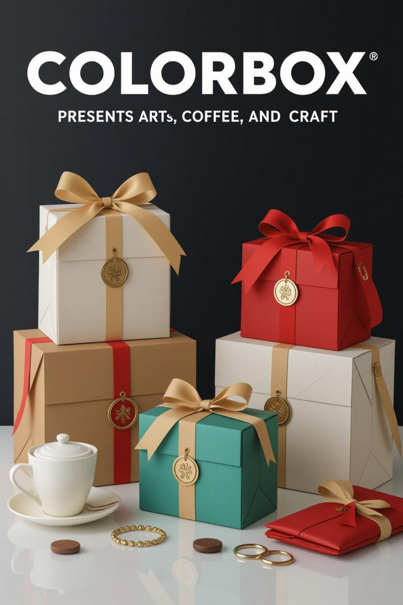 Caja regalo Colorbox Cafe y prensa francesa